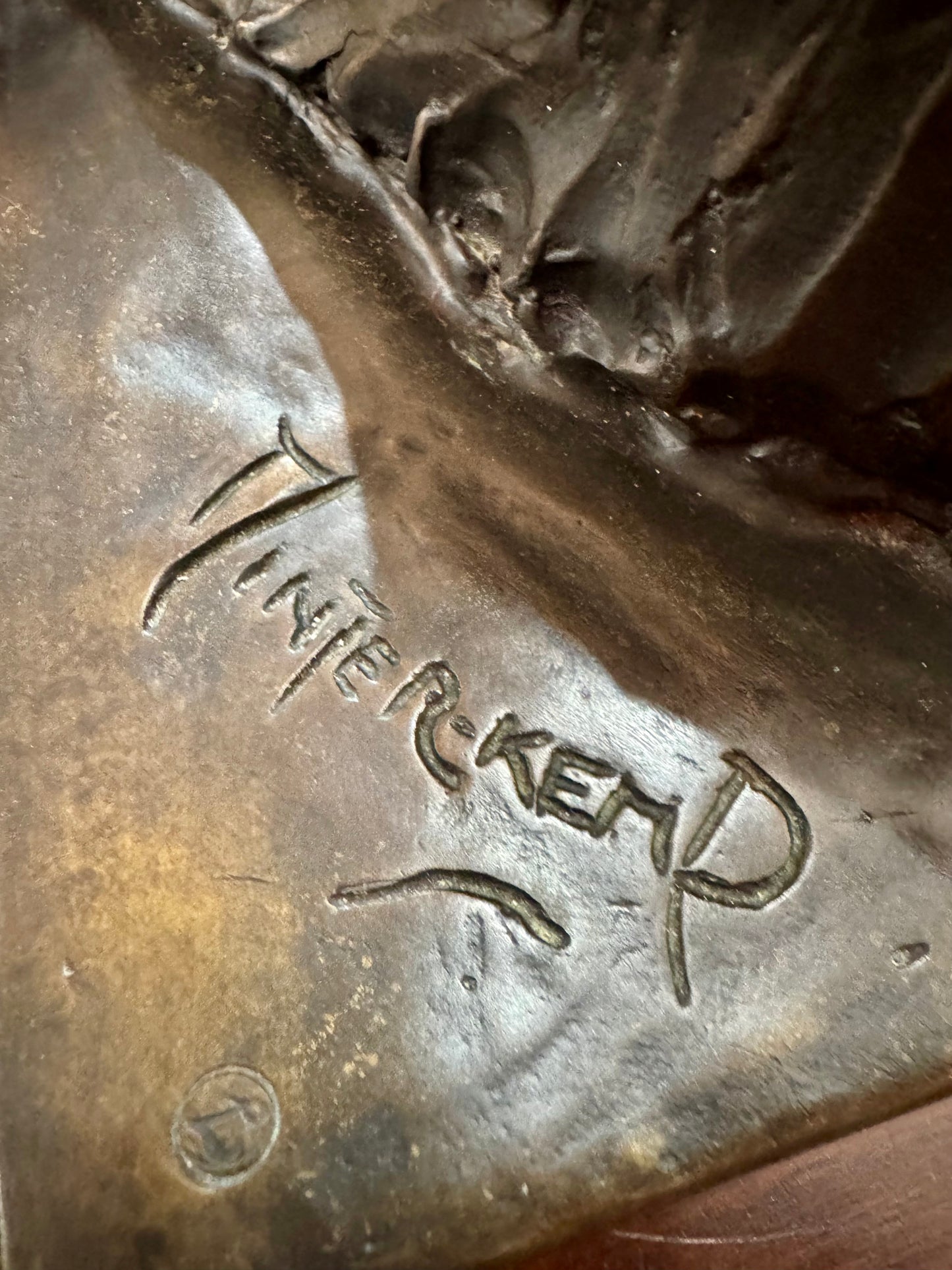 Bronze ‘Bearskin’ By Minter Kemp 5/12