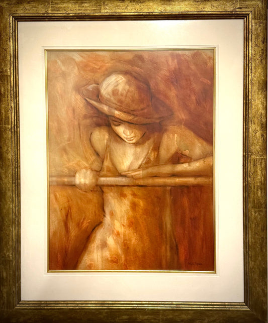 Girl In Hat By Mark Spain