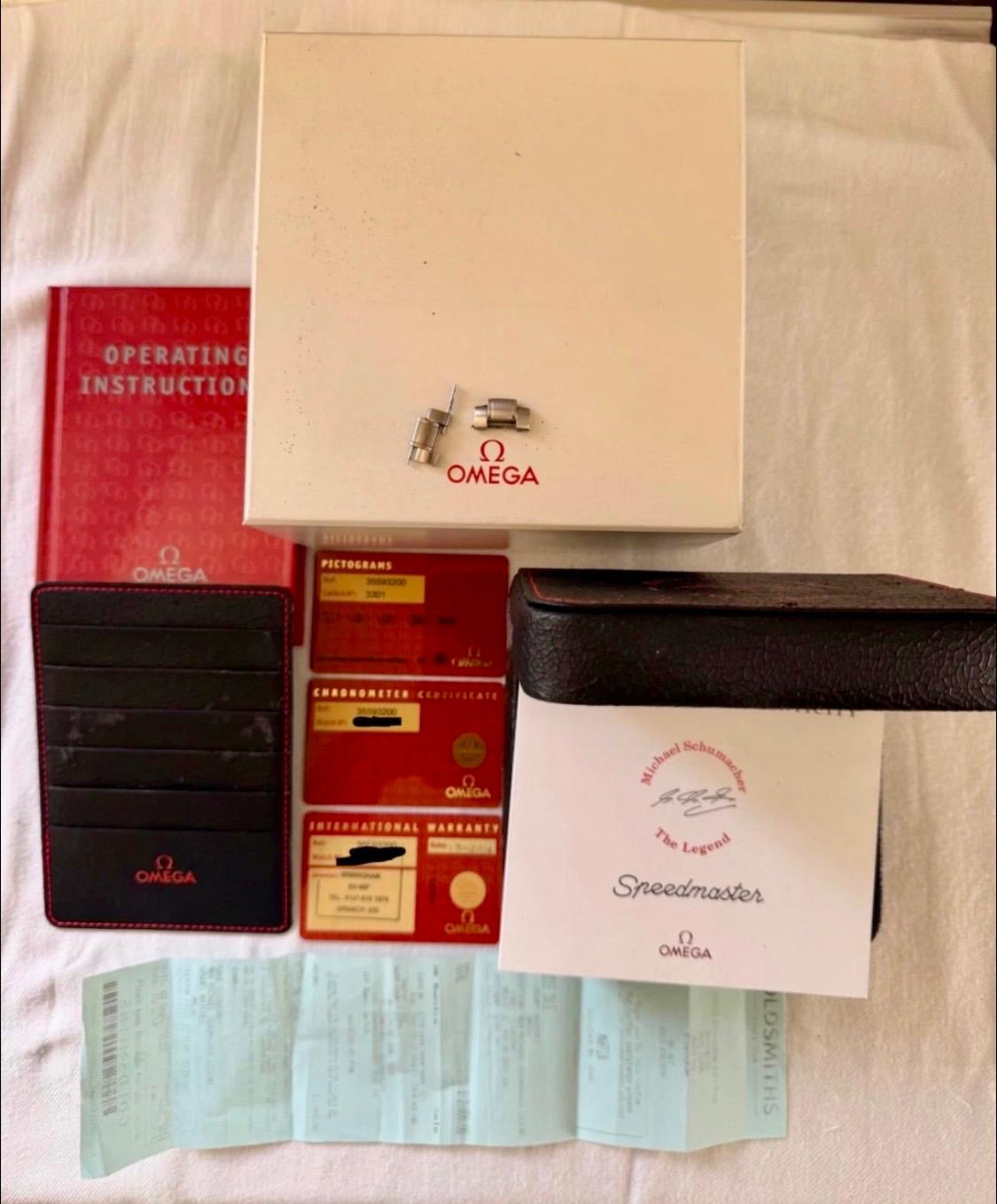 Omega Speed master Limited Ed. Michael Schumacher