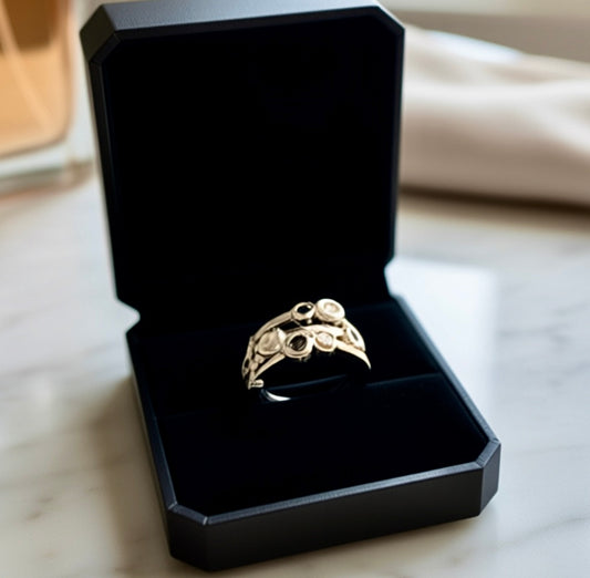 Sapphire and Diamond 18ct White Gold Ring