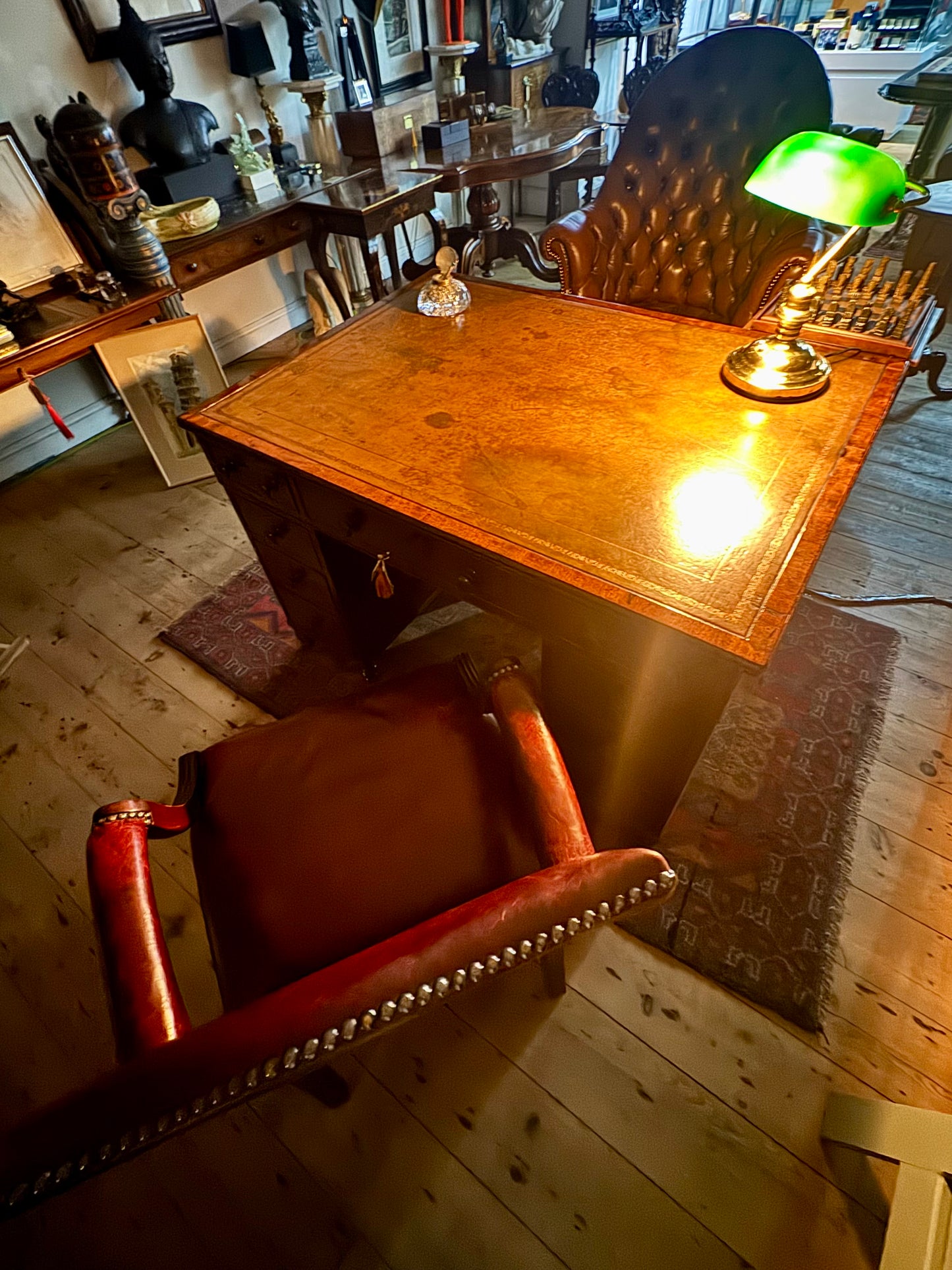 Gillows Of Lancaster Partners Desk (Stamped)