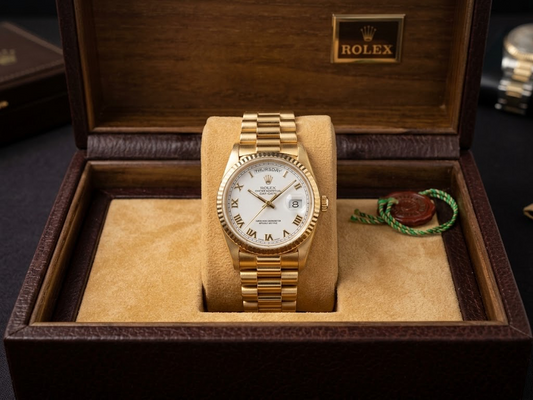 Rolex Day Date 18K Full Box and Papers