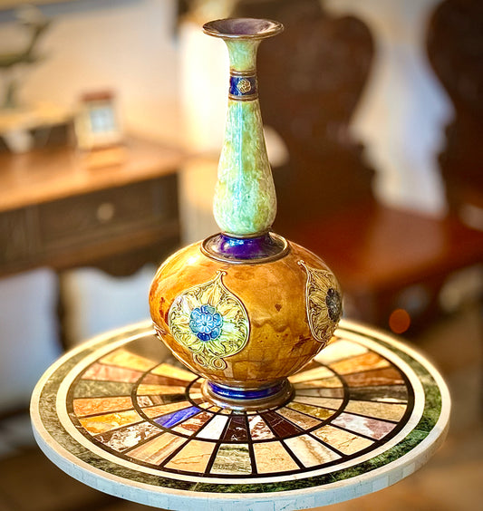 Royal Doulton Stoneware Pair Of Vases. c.1905