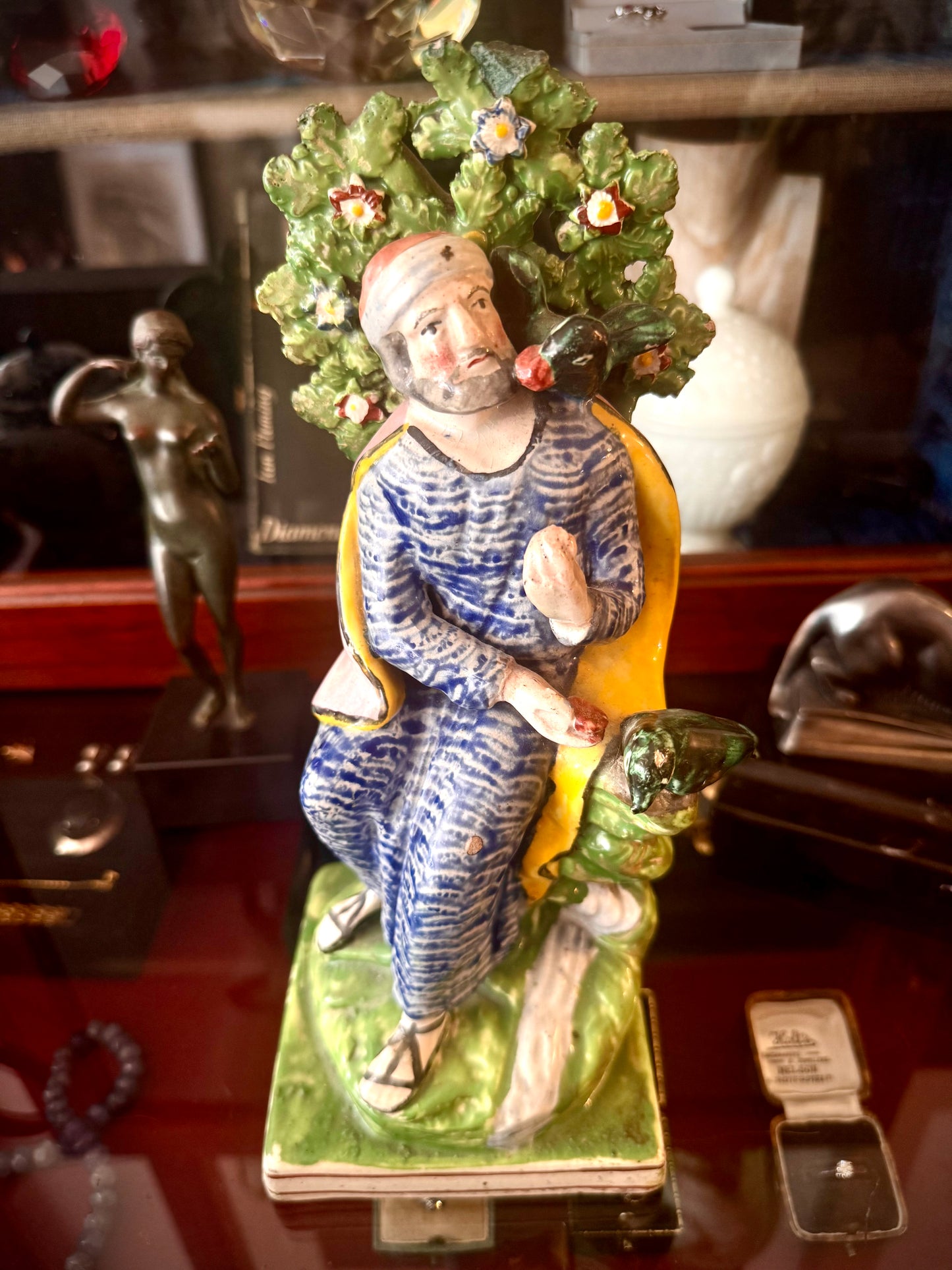Diane The Huntress and Prince  English Pearlware
