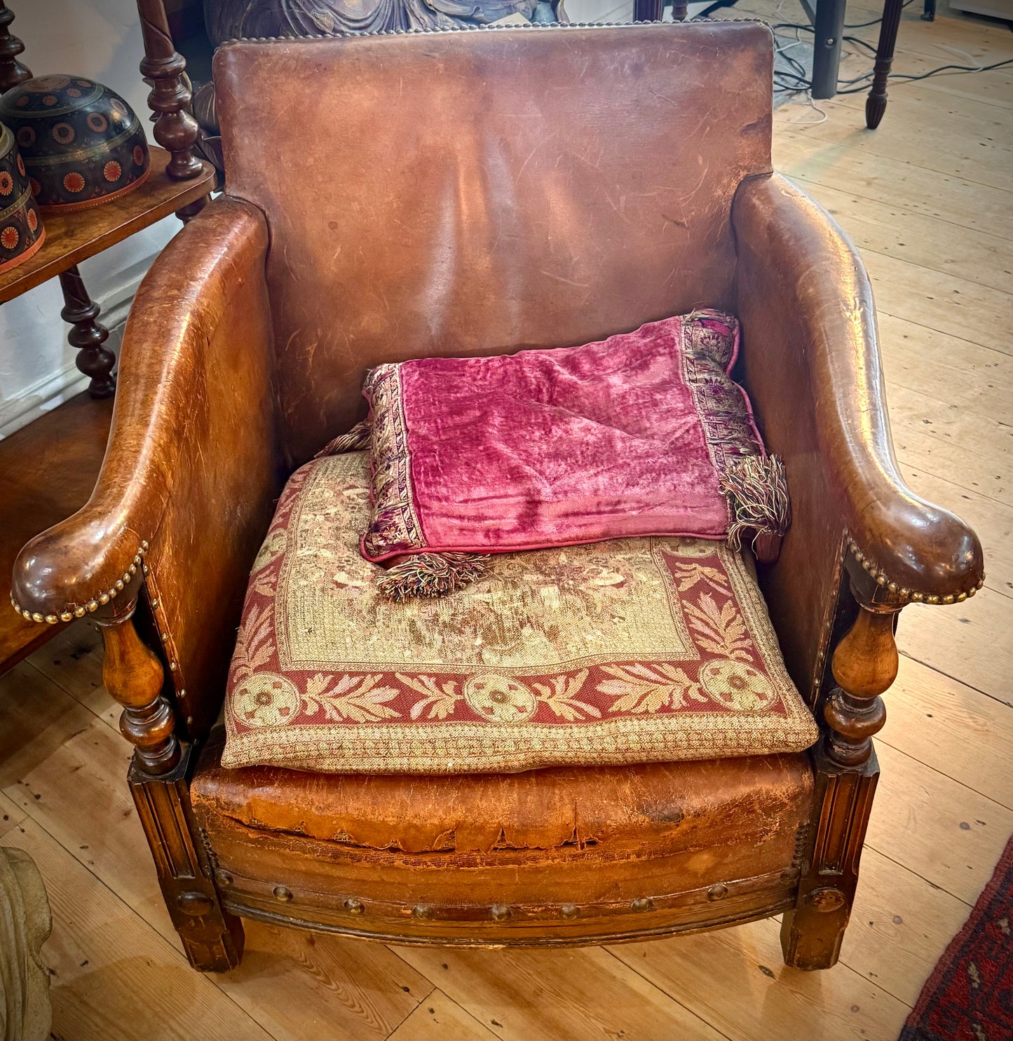 Arts and Crafts Leather Chair