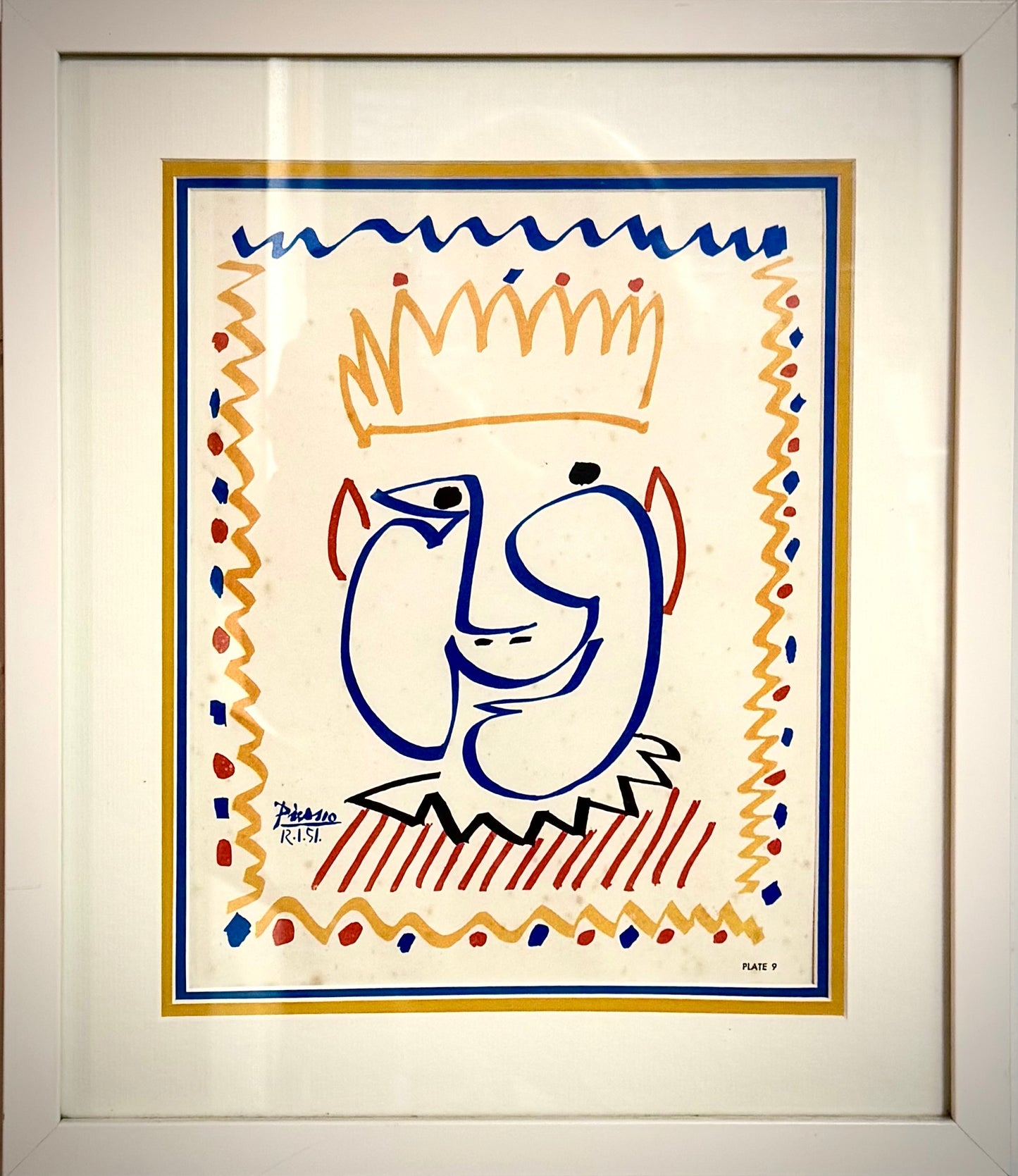 Picasso - Le Roi du Carnaval de Nice. Happy King By Pablo Picasso Limited Edition Print