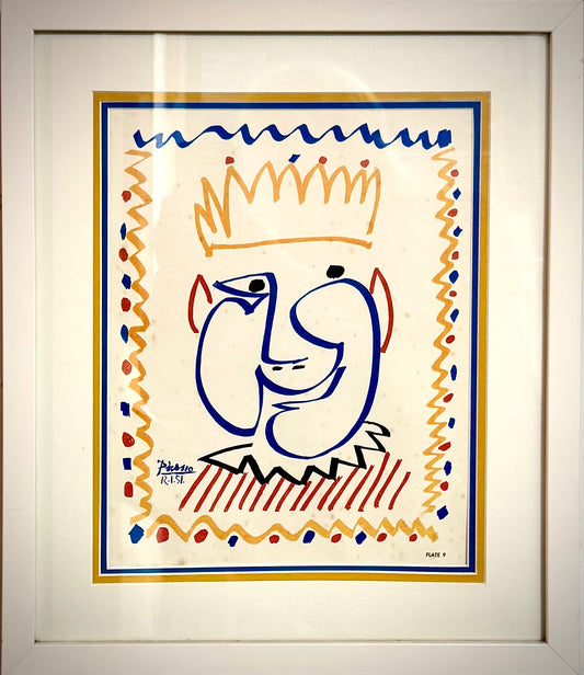 Picasso - Le Roi du Carnaval de Nice. Happy King By Pablo Picasso Limited Edition Print