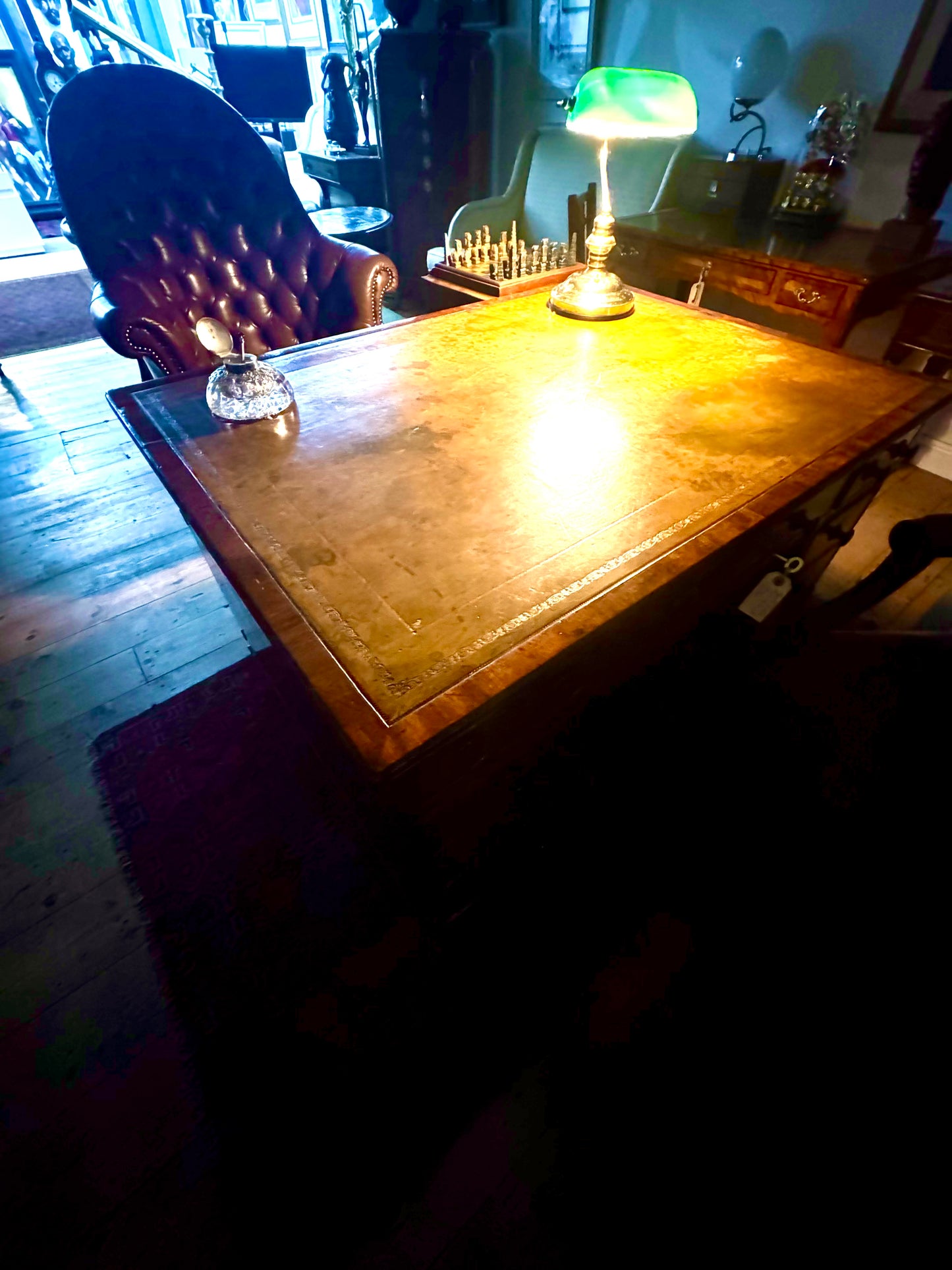 Gillows Of Lancaster Partners Desk (Stamped)