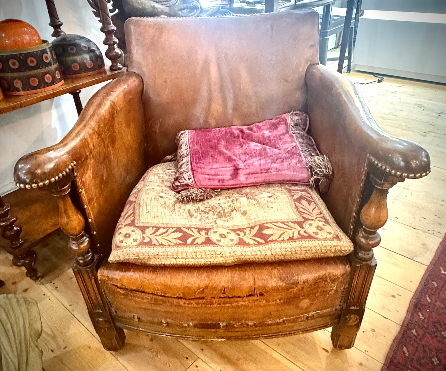 Arts and Crafts Leather Chair