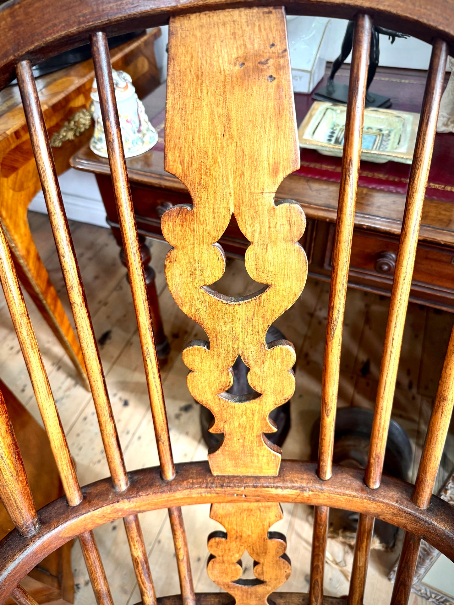 High Back Windsor Chair Elm and Beech 19th Century