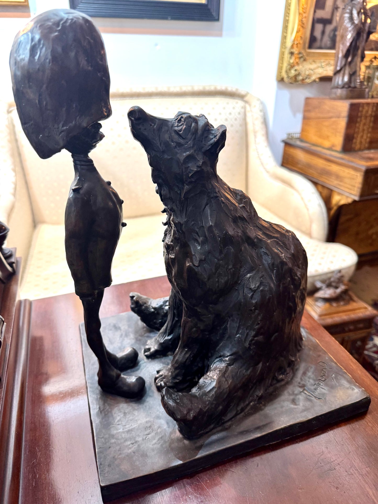 Bronze ‘Bearskin’ By Minter Kemp 5/12