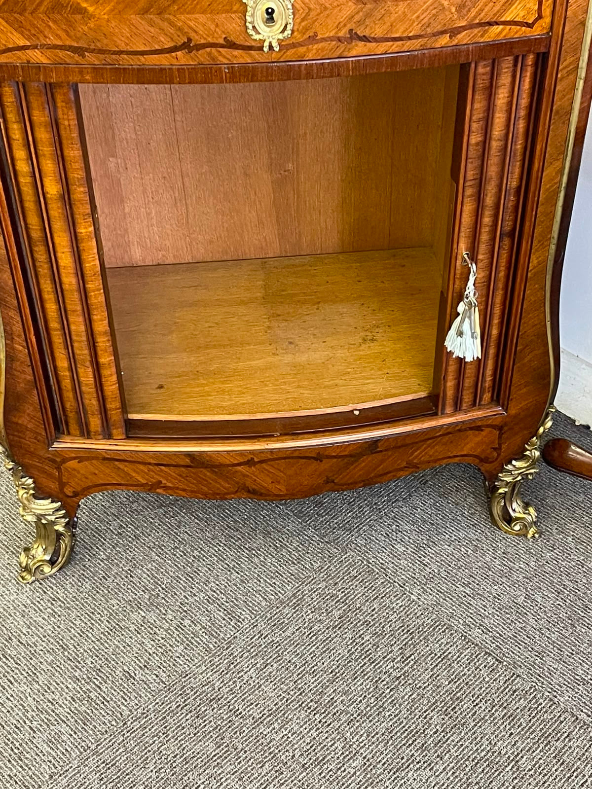 Rare French Kingwood and Ormolu Mounted Cartonniere Cabinet