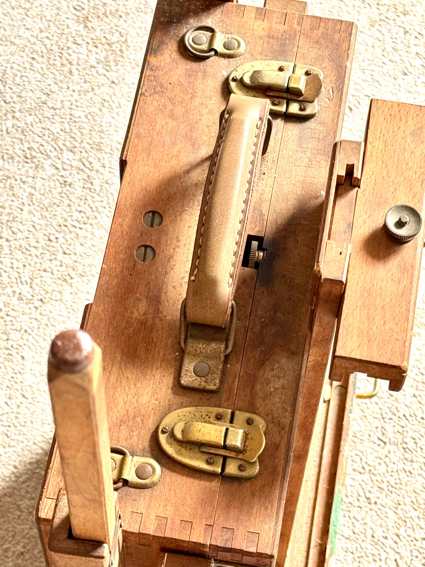 Rare Vintage French Artists Table Easel Circa 1960