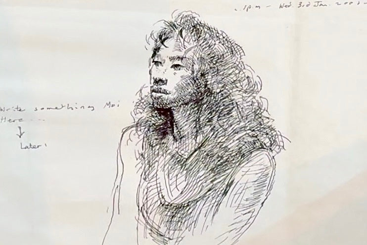 Lenkiewicz Drawing Of Moi