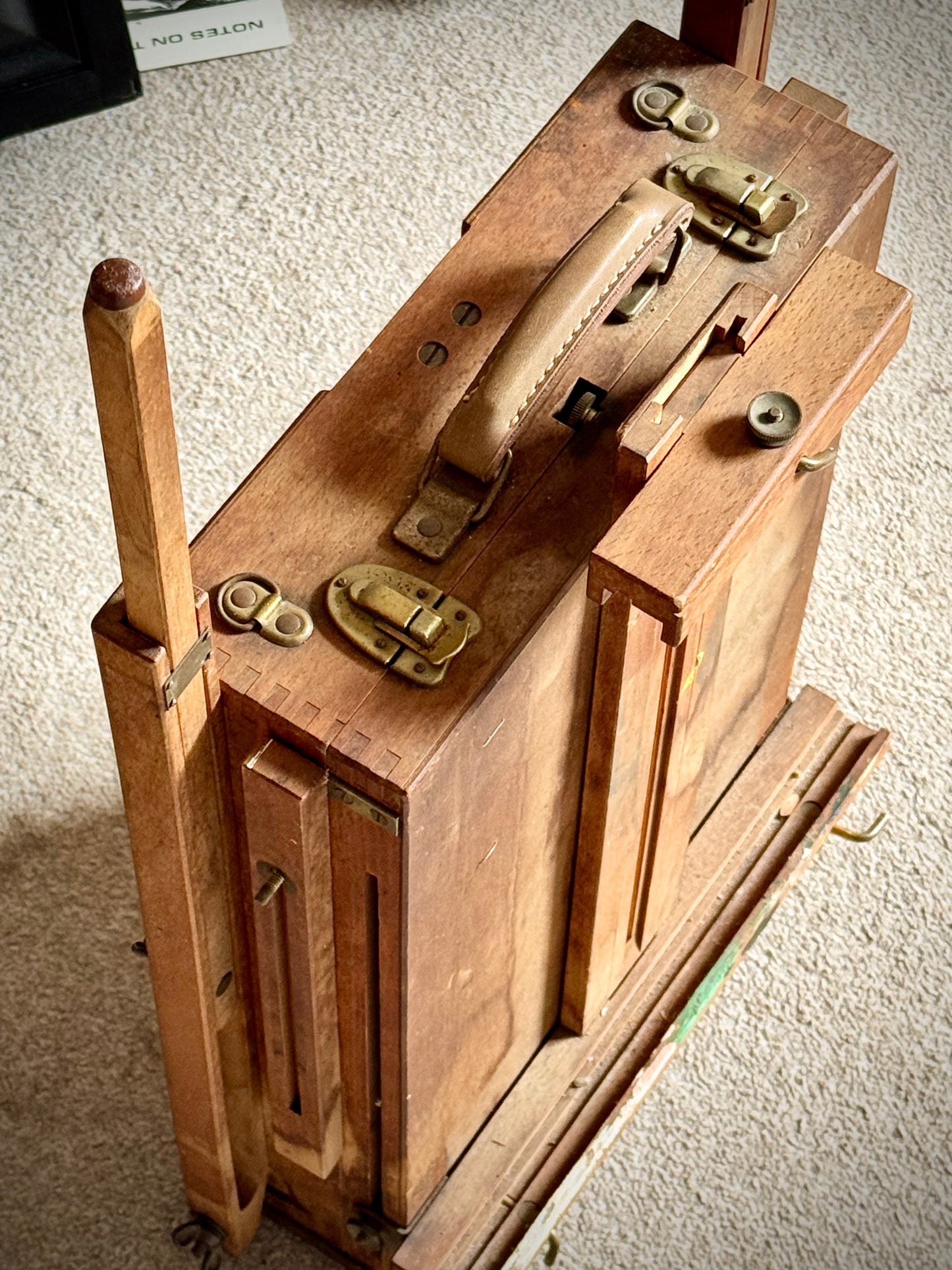 Rare Vintage French Artists Table Easel Circa 1960