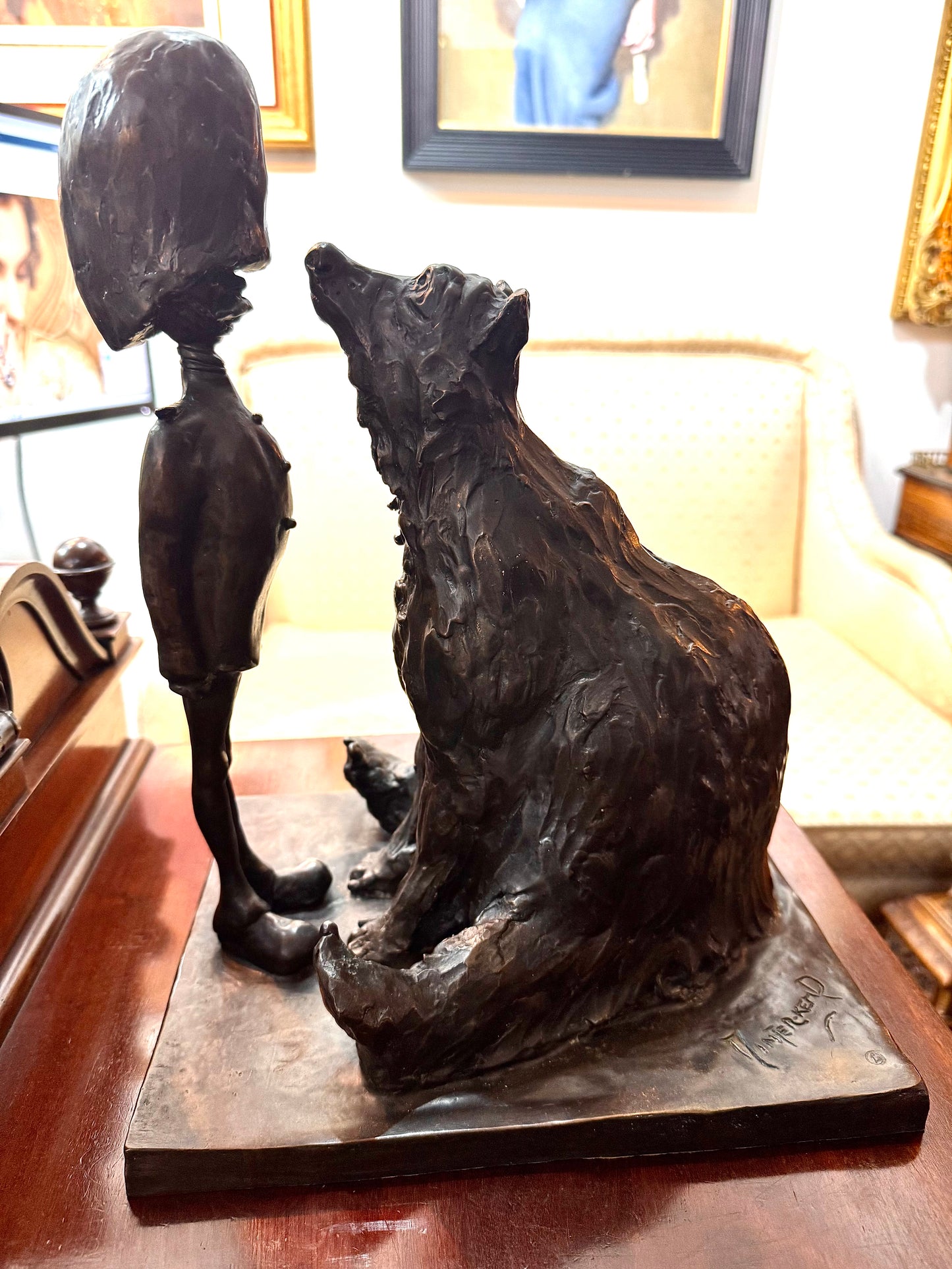 Bronze ‘Bearskin’ By Minter Kemp 5/12