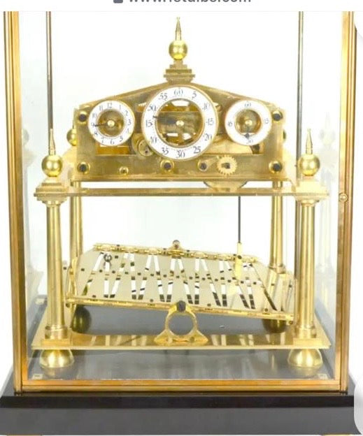 Large Mystery 8 DAY Fusee Chain English Congreve Rolling Ball Clock