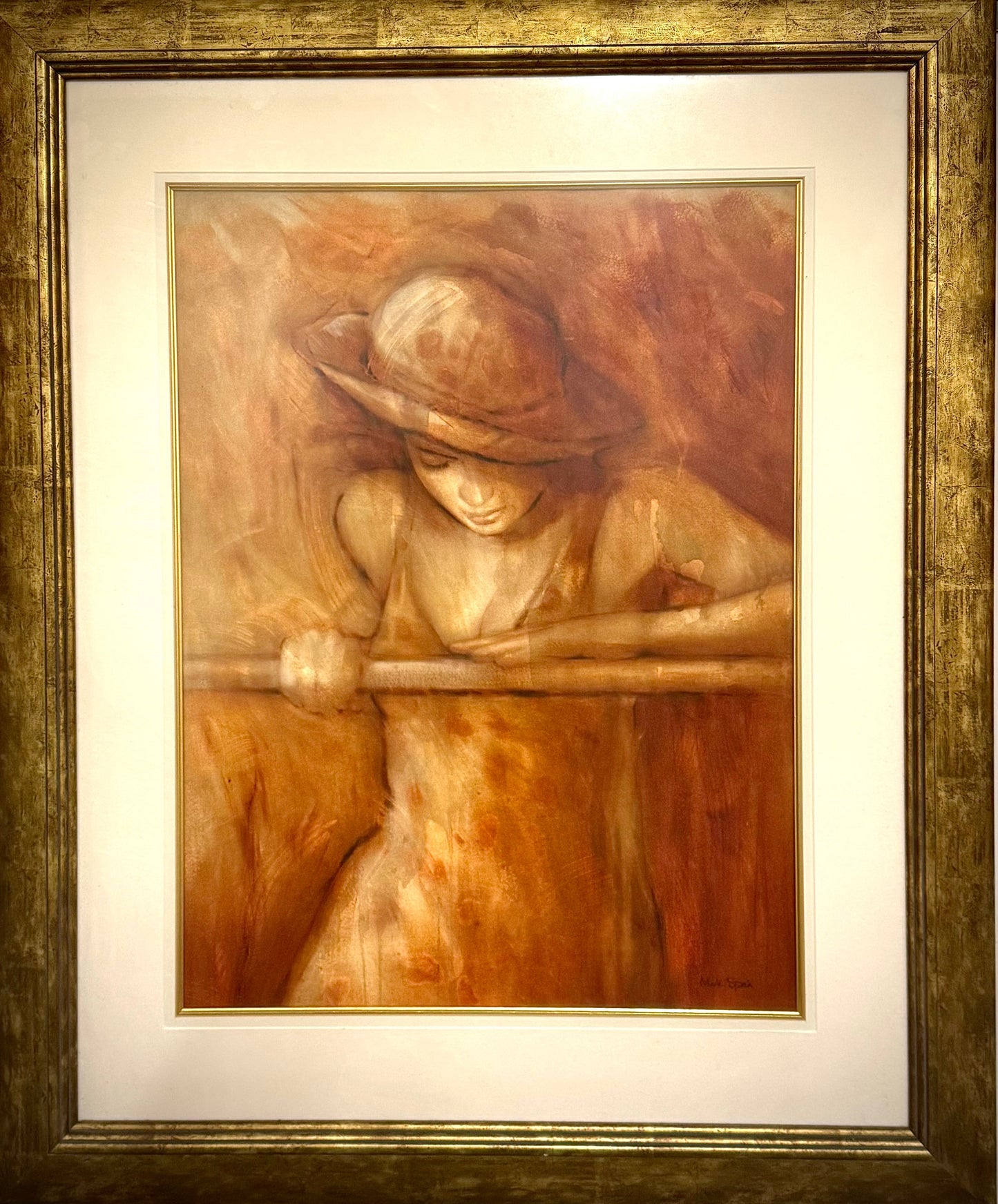 Girl In Hat By Mark Spain