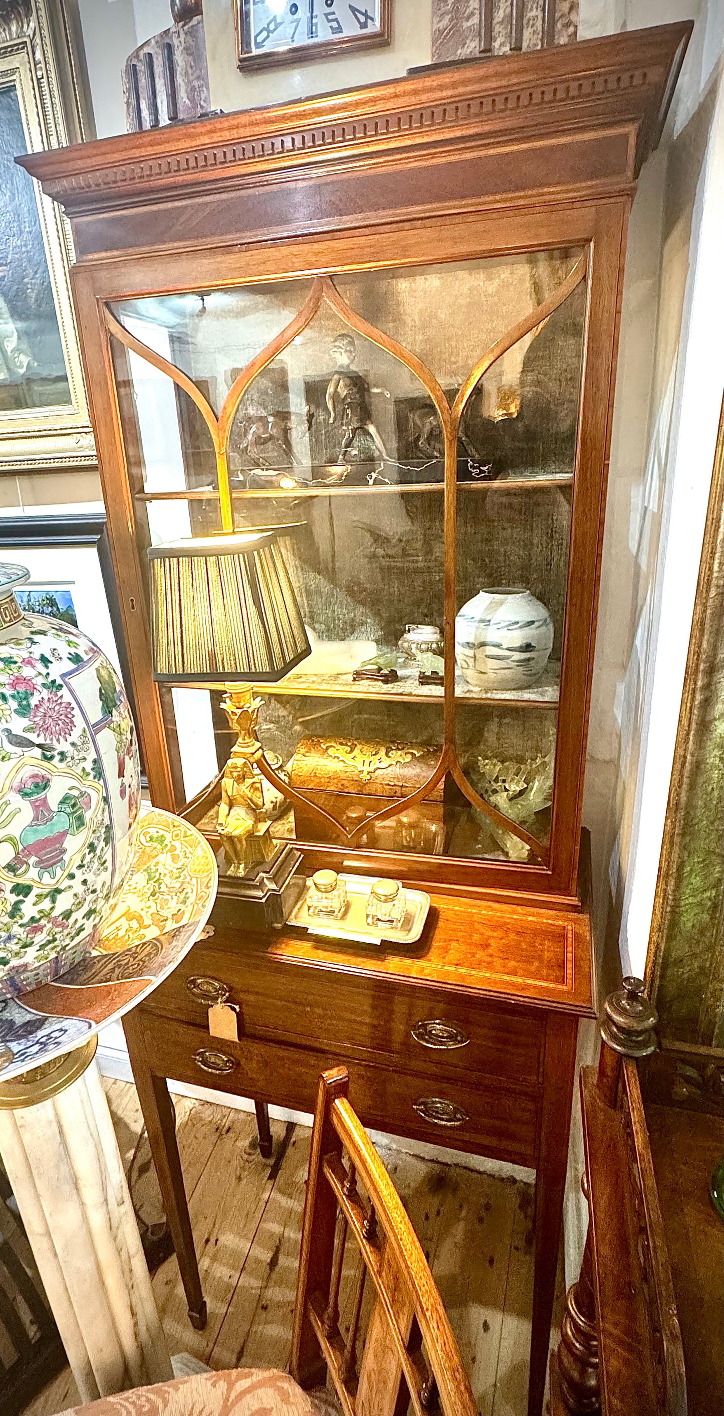 Edwardian display cabinet