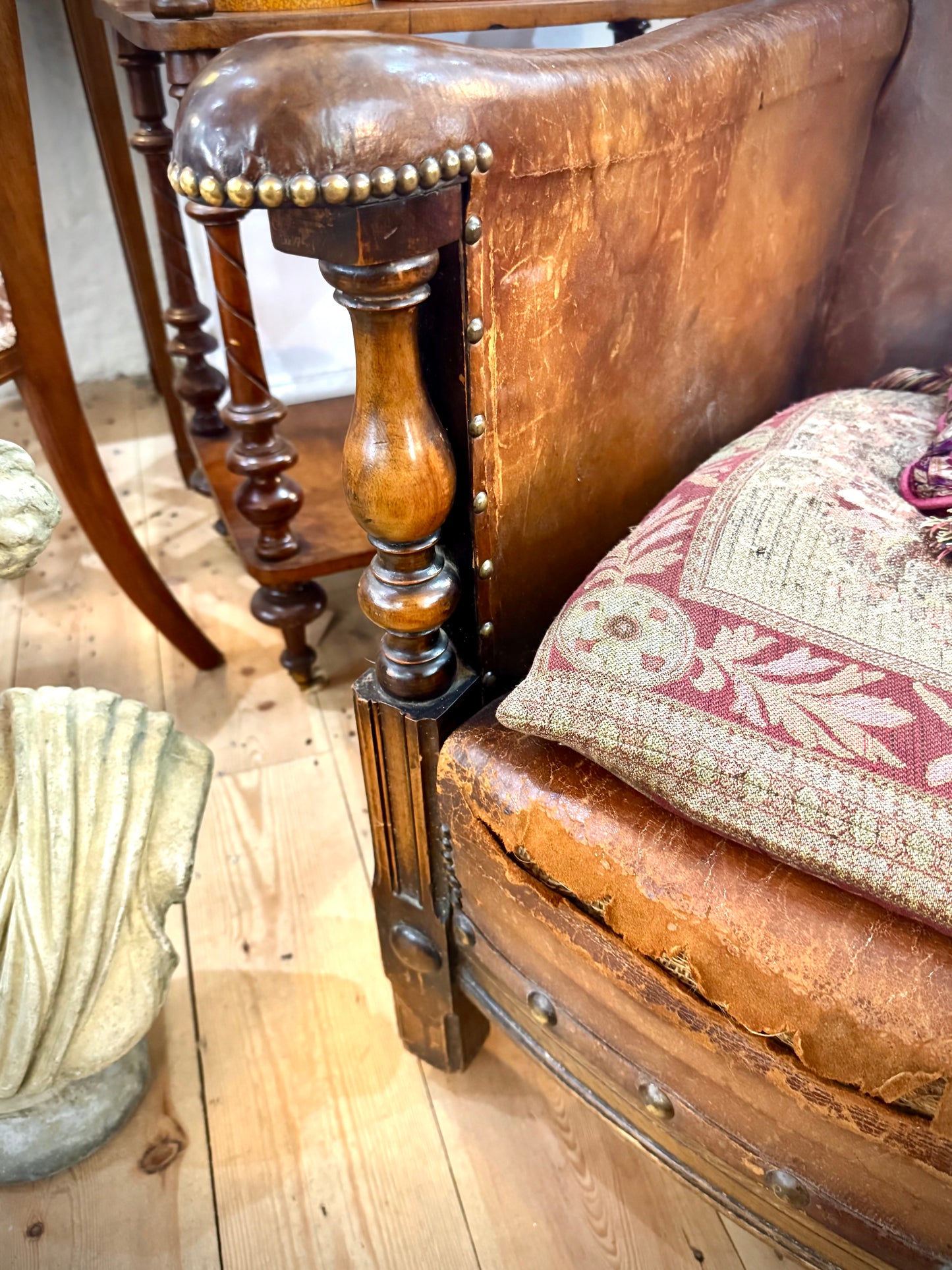 Arts and Crafts Leather Chair