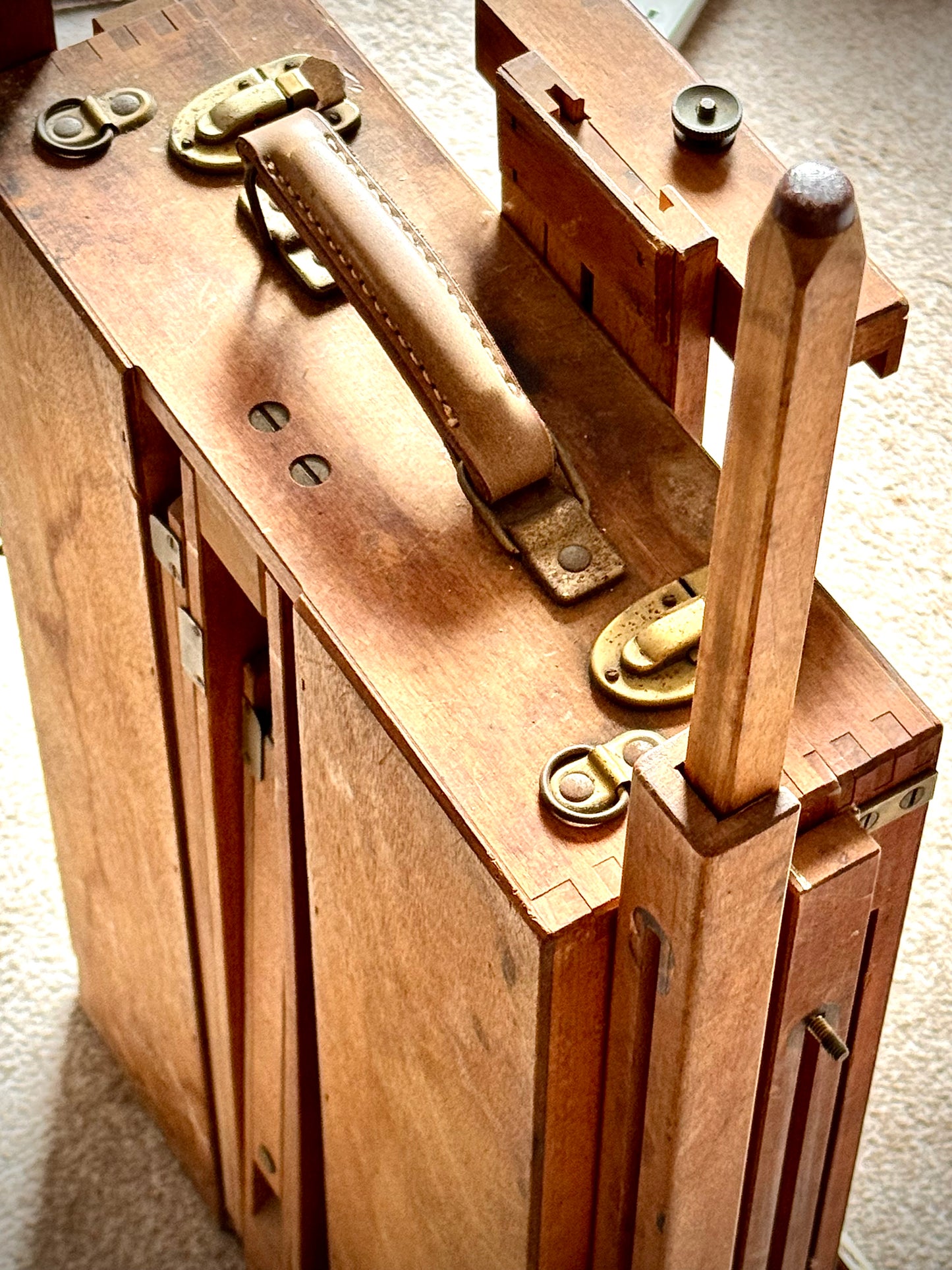 Rare Vintage French Artists Table Easel Circa 1960