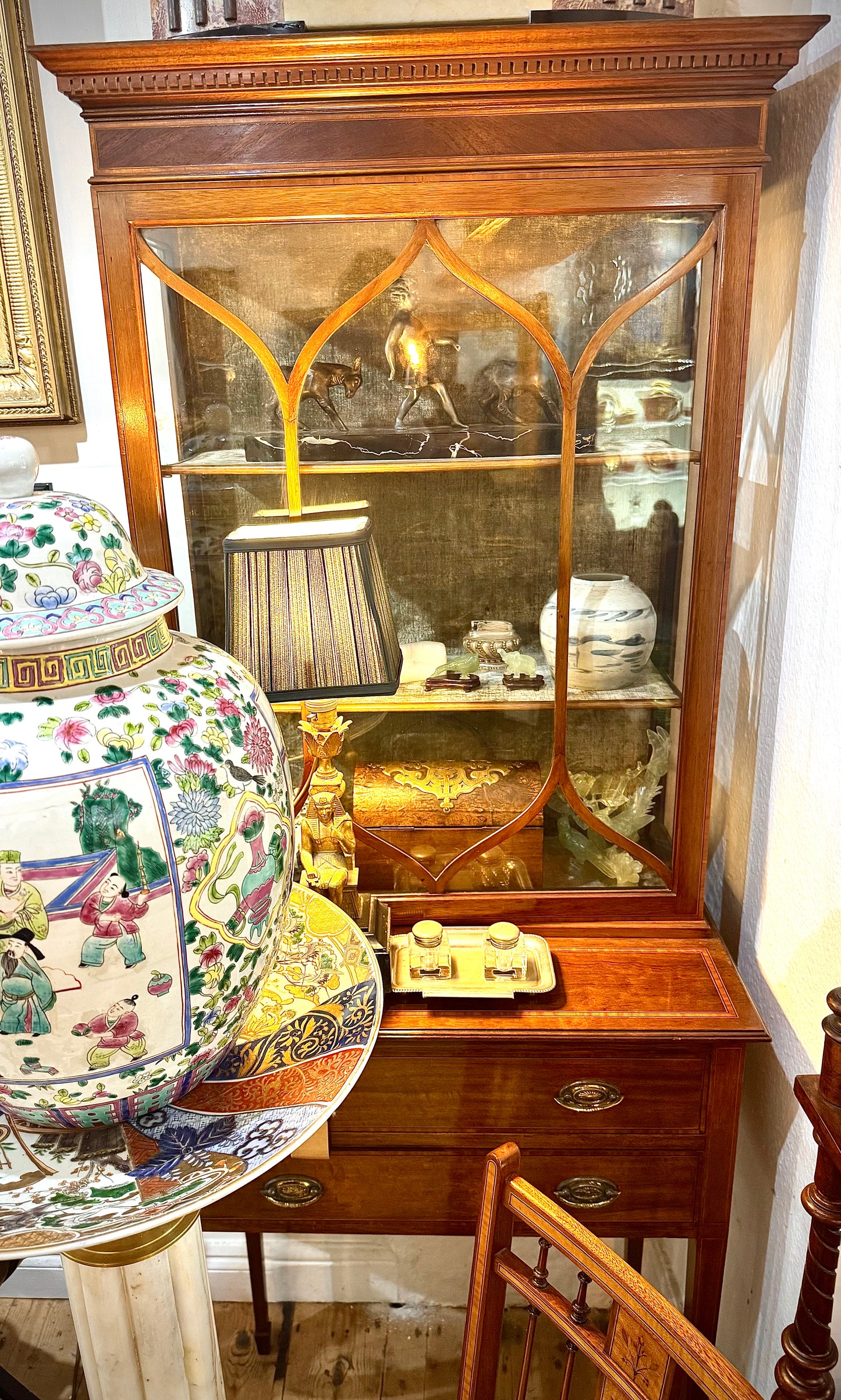 Edwardian display cabinet