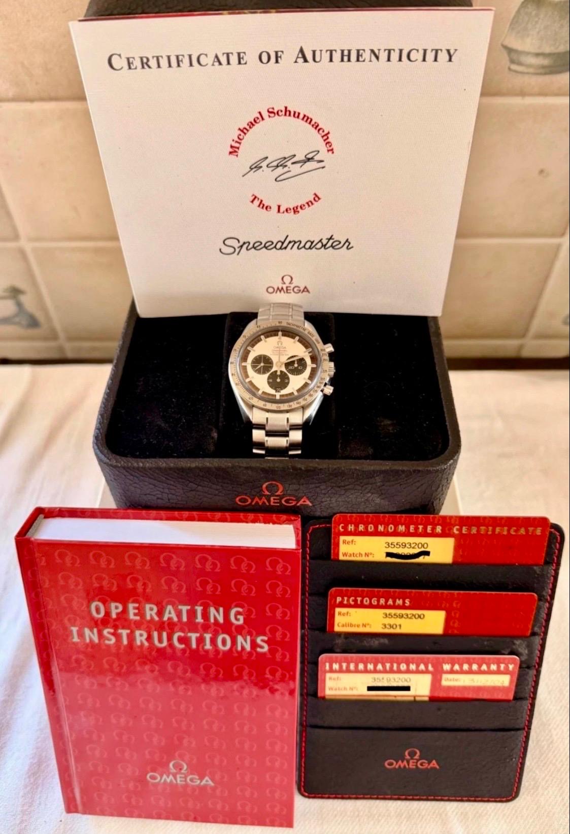 Omega Speed master Limited Ed. Michael Schumacher