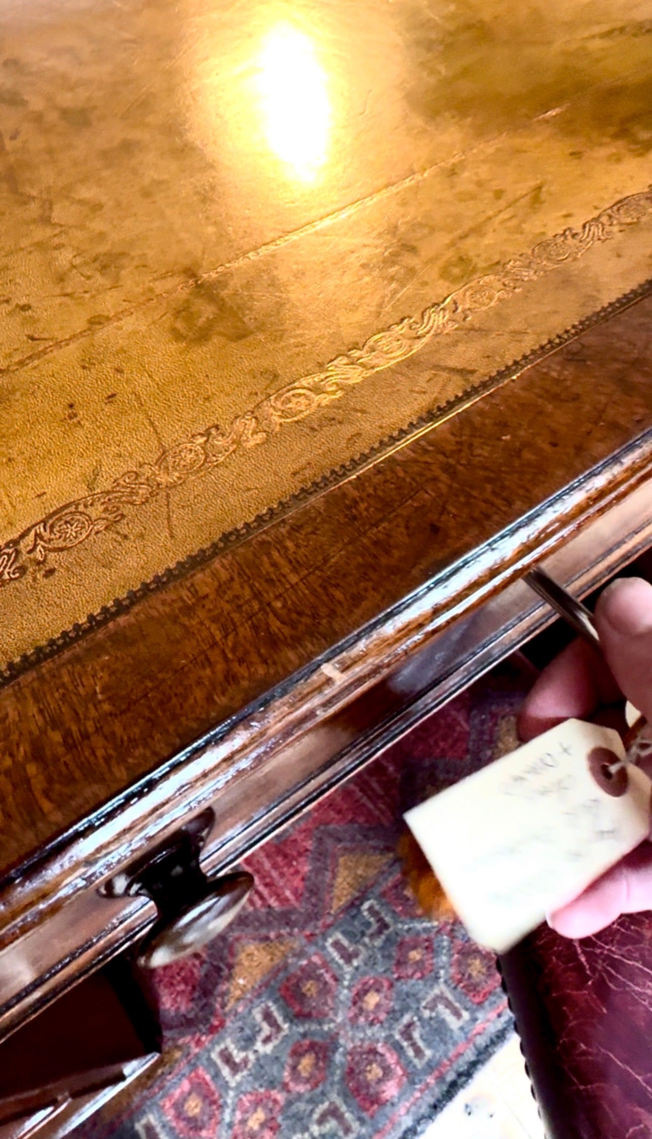 Gillows Of Lancaster Partners Desk (Stamped)