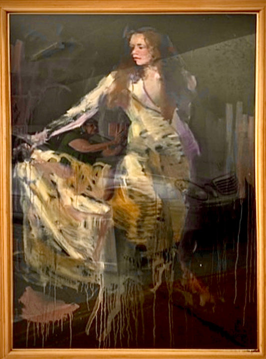 Portrait Of Bernadette By Robert Lenkiewicz