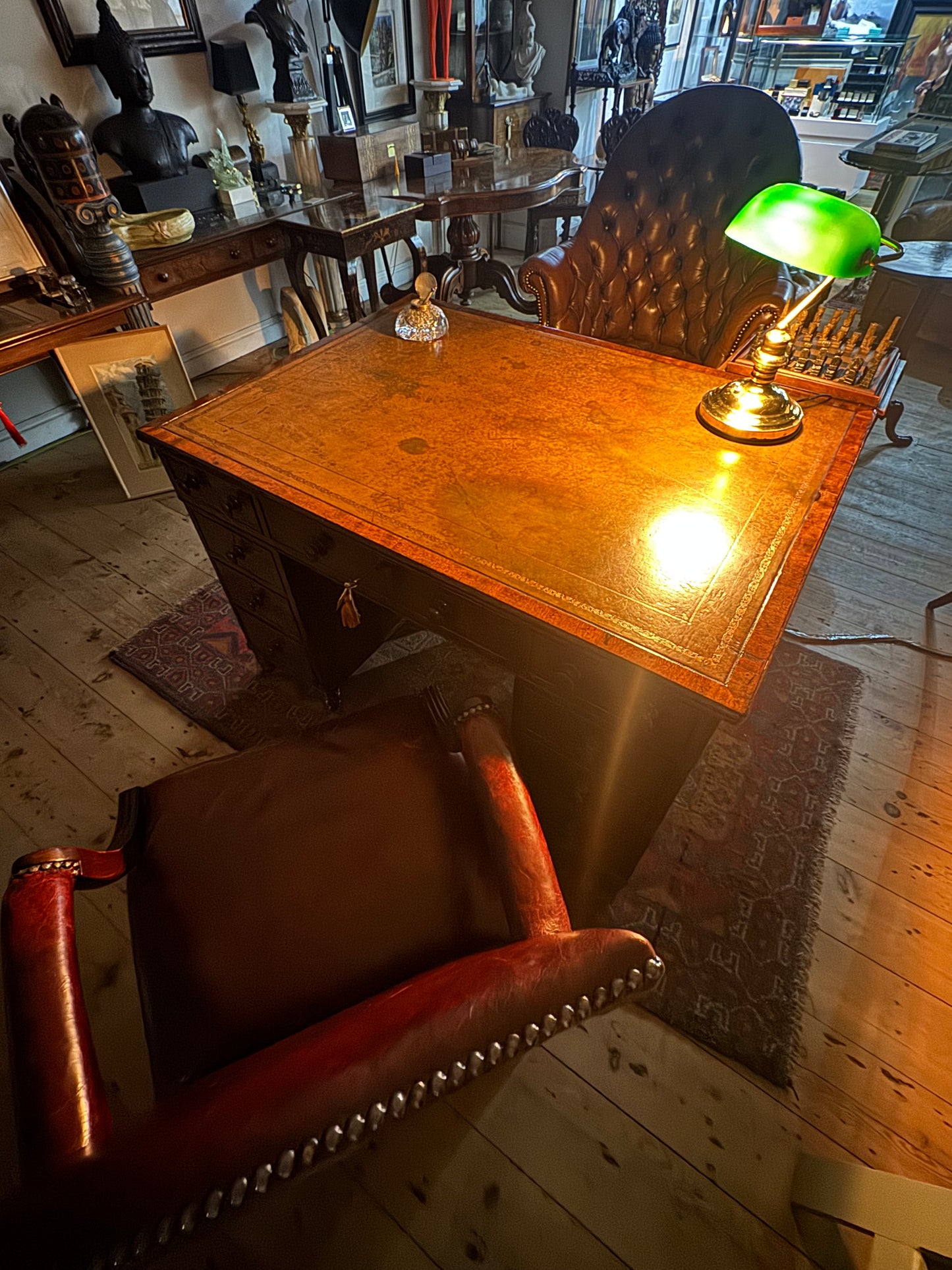 Gillows Of Lancaster Partners Desk (Stamped)
