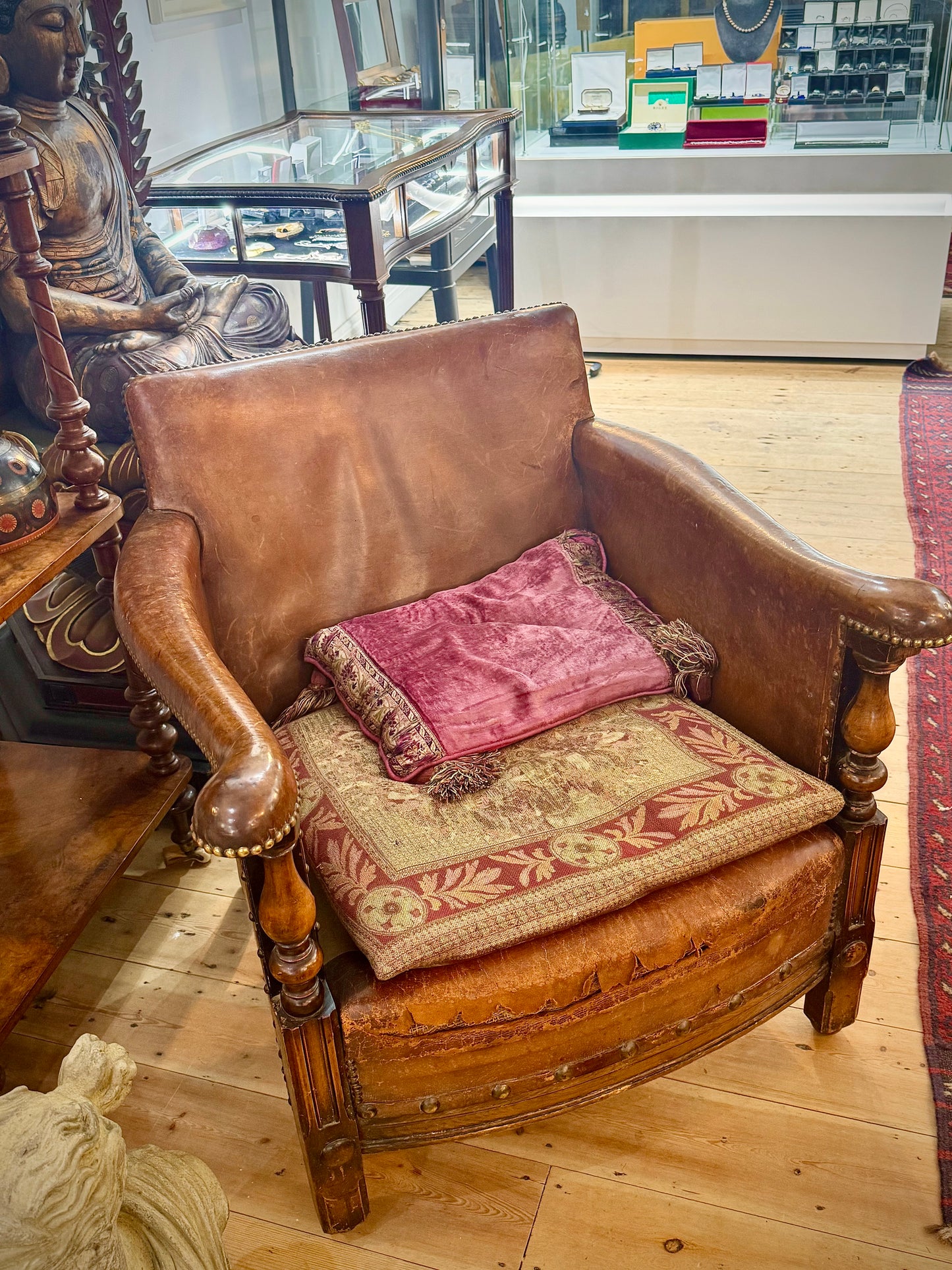 Arts and Crafts Leather Chair