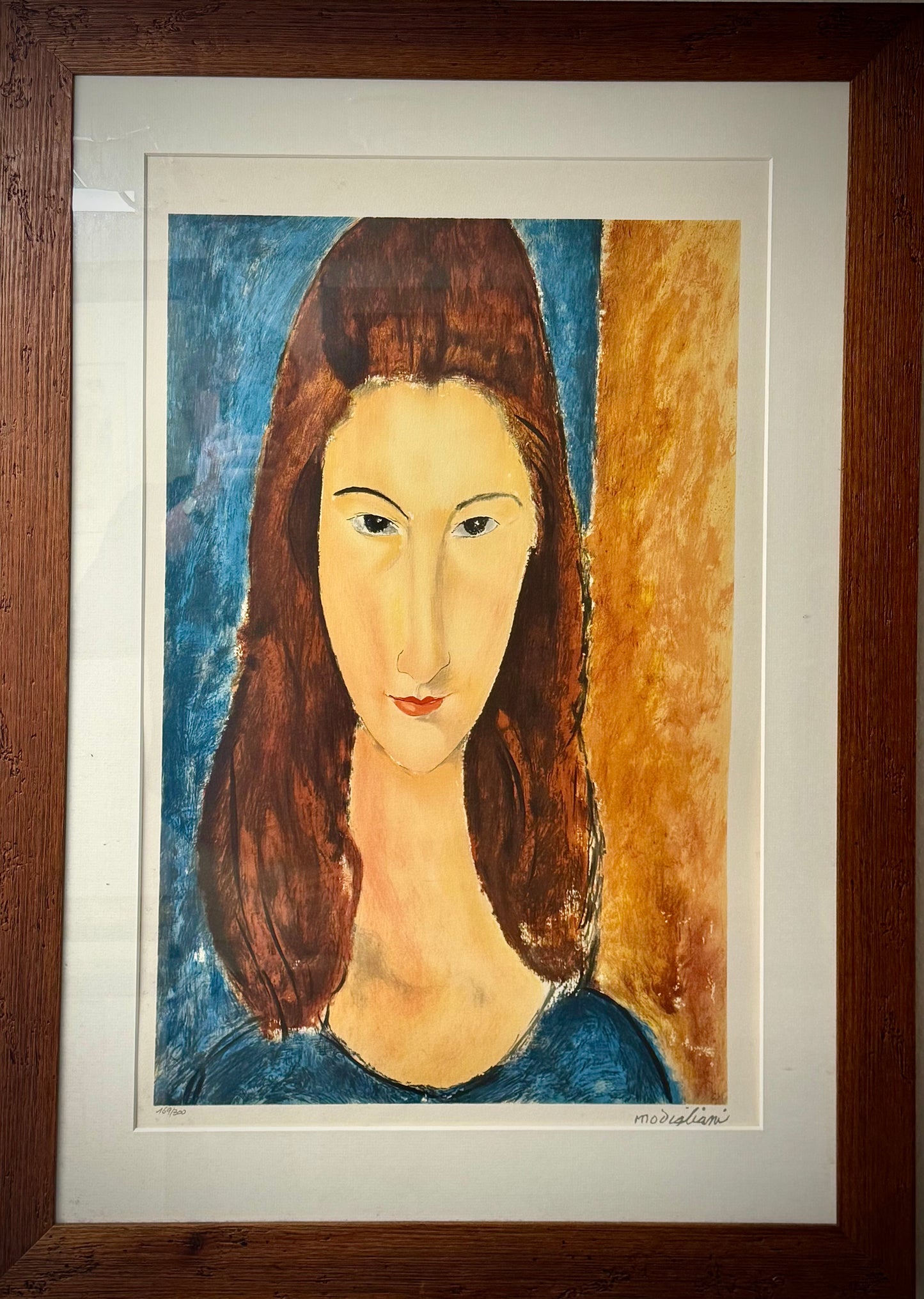 Modigliani a Portrait of Jeanne Hébuterne Limited Edition Certificate