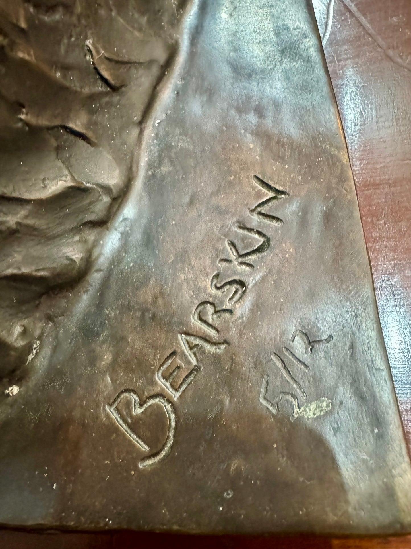 Bronze ‘Bearskin’ By Minter Kemp 5/12
