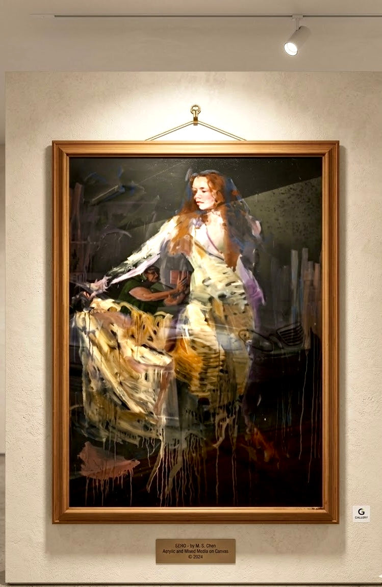 Portrait Of Bernadette By Robert Lenkiewicz