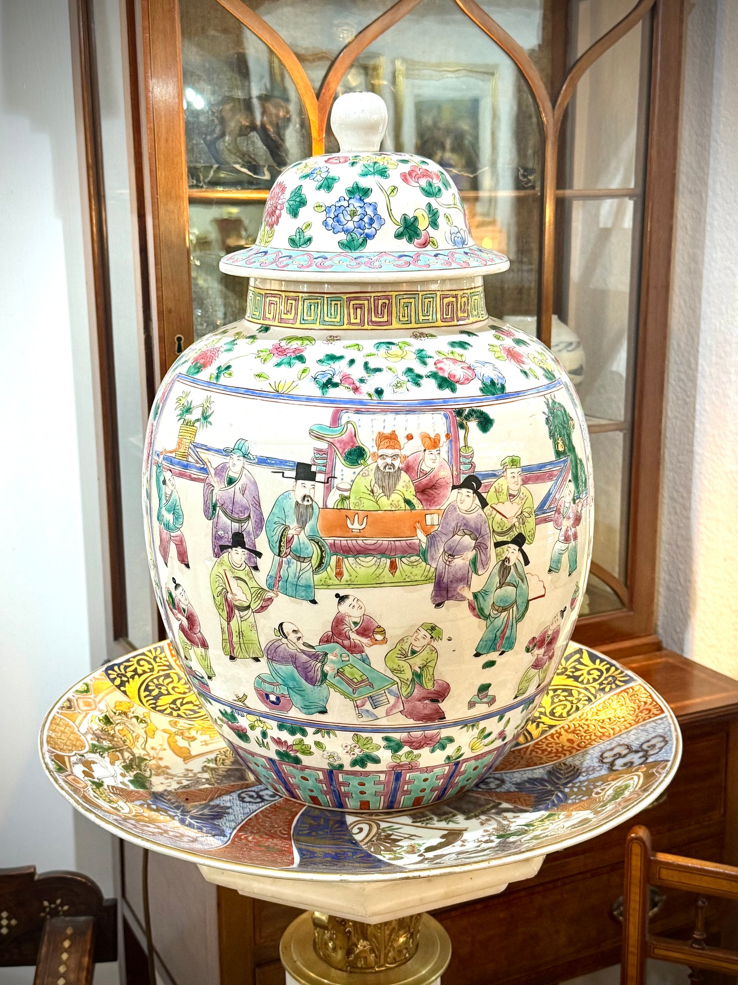 Chinese Famille Rose Porcelain Jar Republic Period