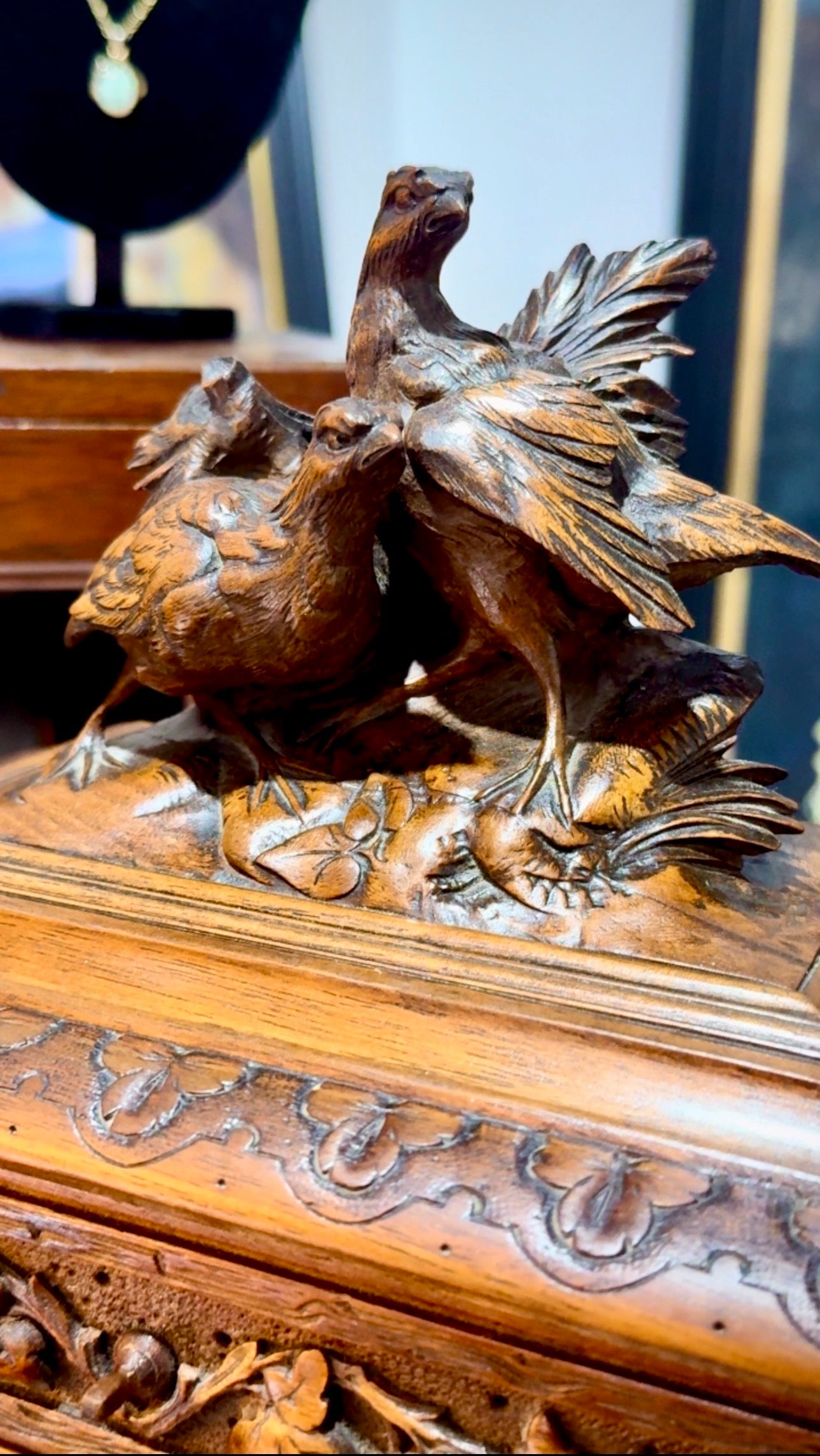 Black Forest Jewellery Cabinet Circa 1860