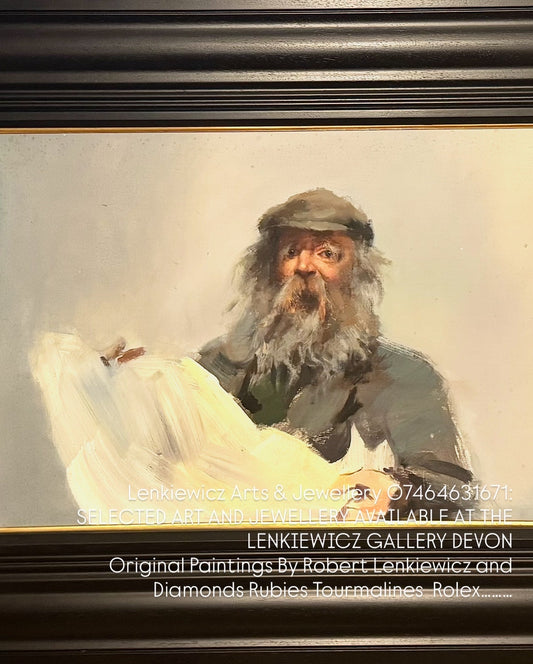 Diogenes Reads About Himself In The Sun Paper By Robert Lenkiewicz