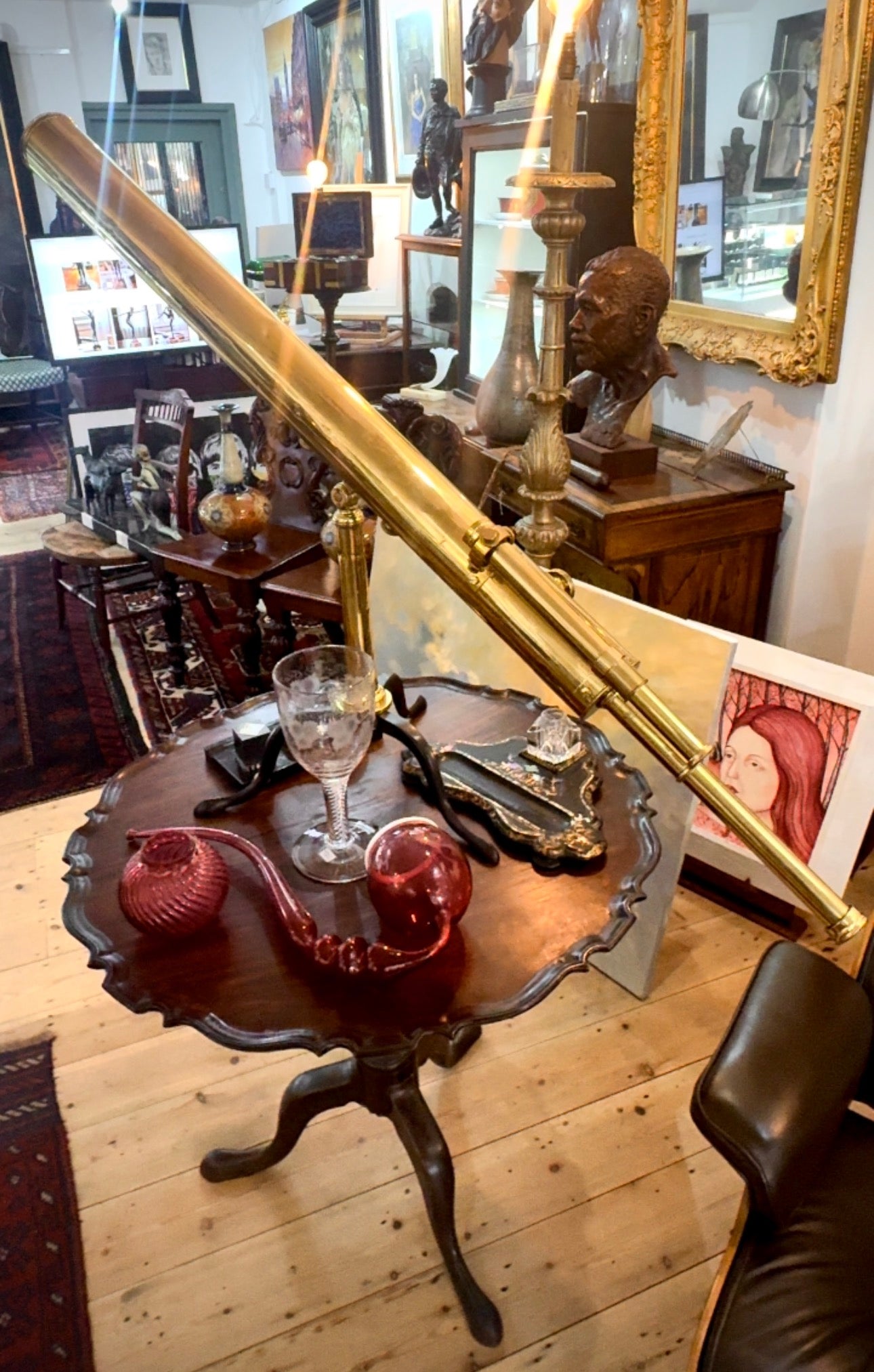 Brass Telescope Victorian