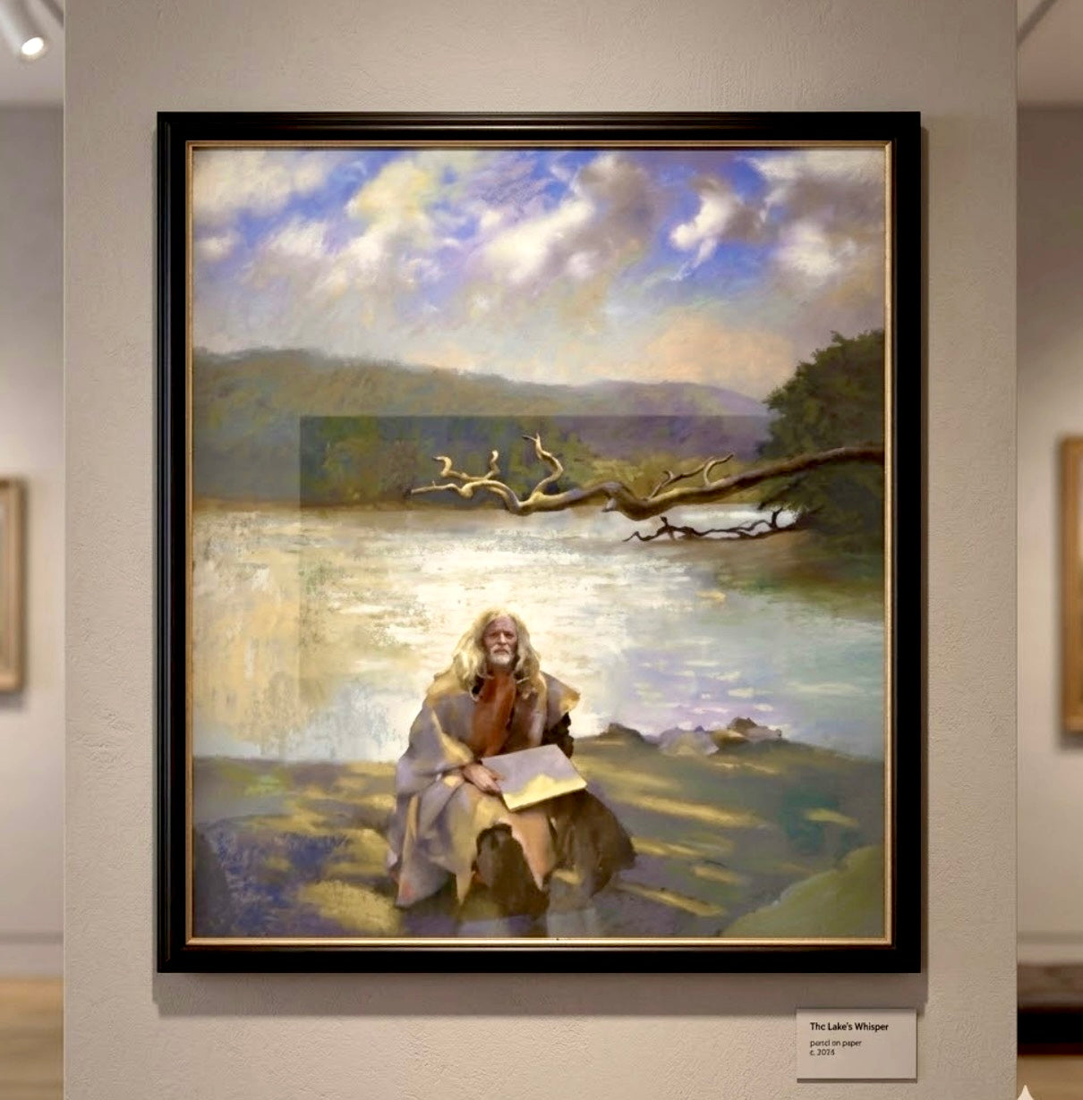 Self Portrait During Sunset By Robert Lenkiewicz Circa 1998