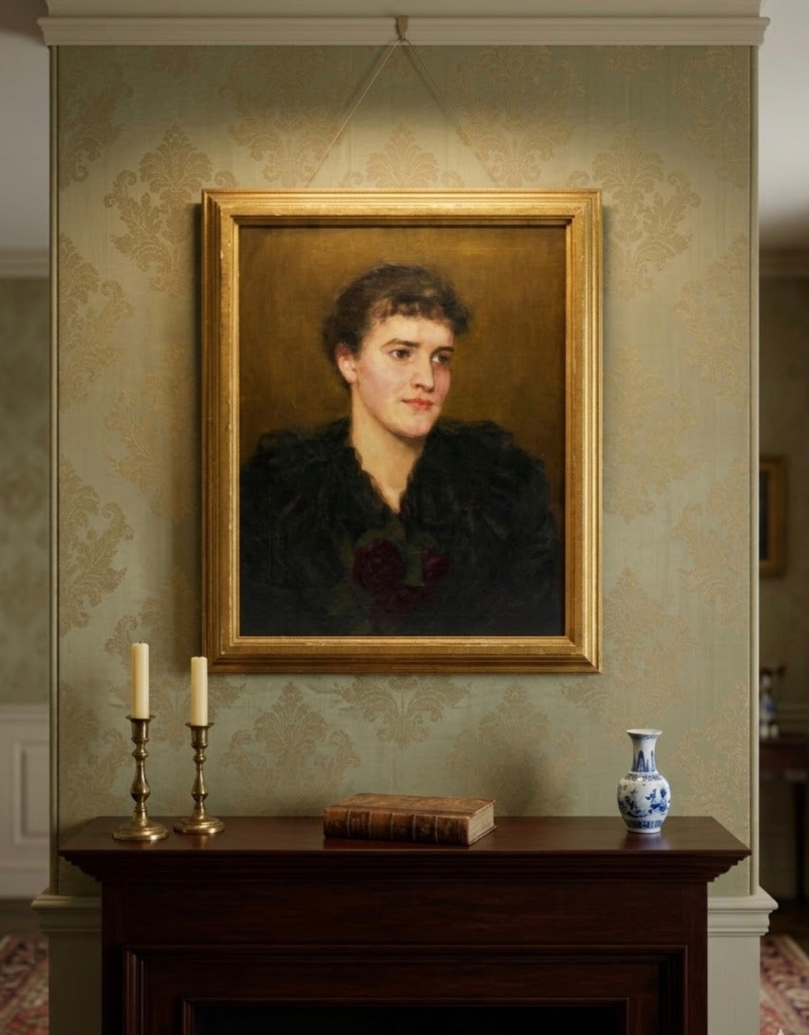 Portrait Of A Lady Circa 1920