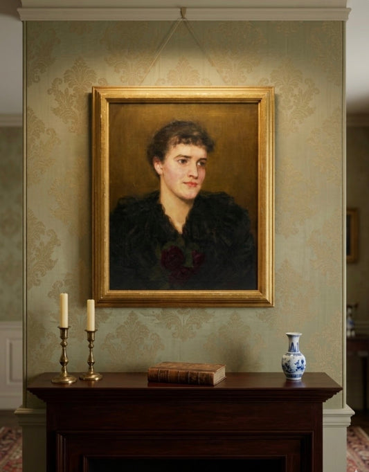 Portrait Of A Lady Circa 1920