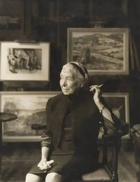 Nude Of Artist In The Studio By Dame Laura Knight