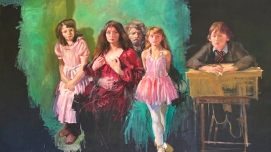 Karen Family Portrait By Robert Lenkiewicz