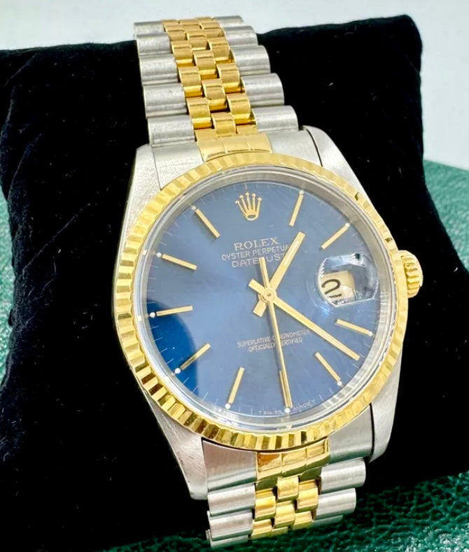 Rolex Just Date Blue Face