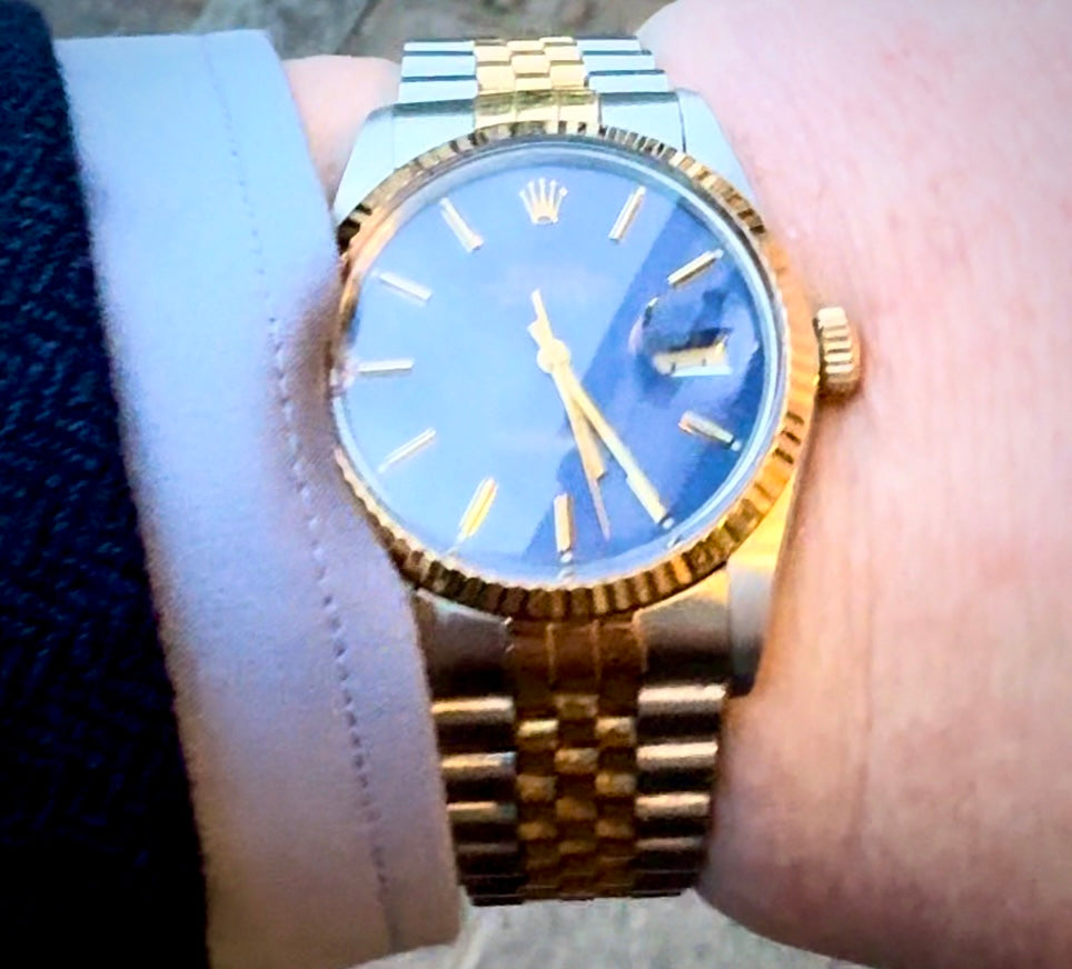 Rolex Just Date Blue Face