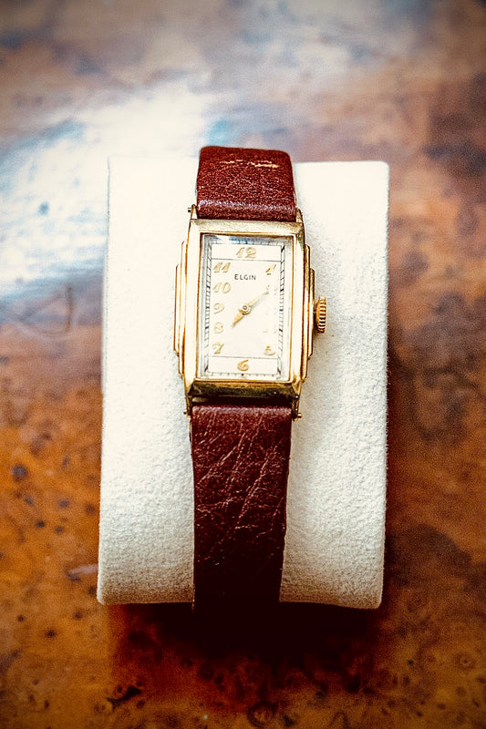 Elgin Tank Watch circa 1945