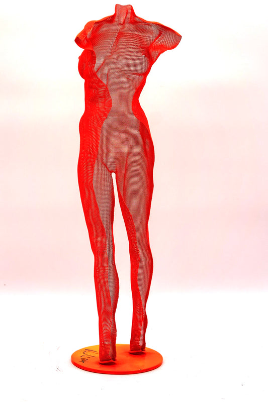 Mesh Female Sculpture By David Begbie