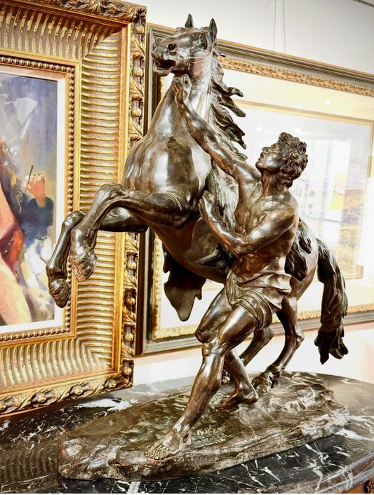 Marly Horse and Groom Charles Crozatier