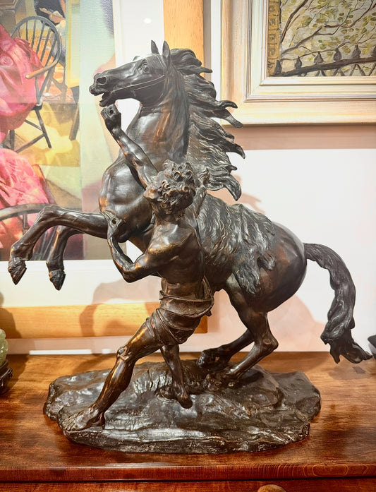 Marly Horse and Groom Charles Crozatier