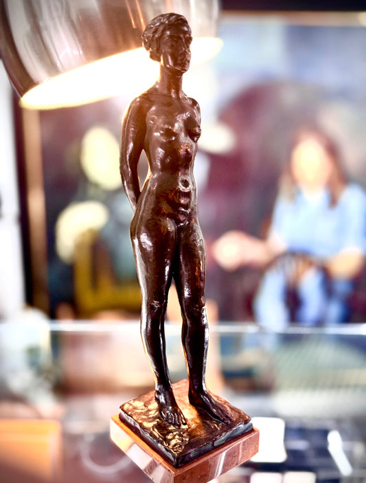 The Swimmer Bronze Female Figure